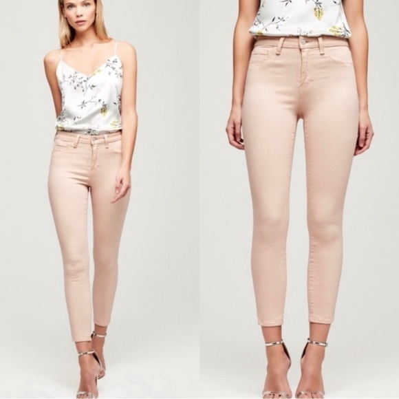 L'AGENCE Denim - L'AGENCE Margot High-Rise Skinny Jeans | Petal Blush Pink | 27
